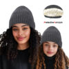 Wholesale Autumn and winter popular hat children's new colored warm wool hat men's and women's European and American all-match parent-child pullover knitted hat