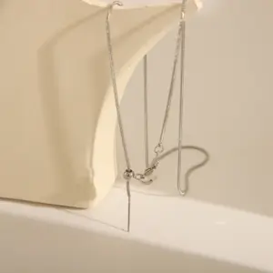 Snake bones chain-Steel Color