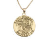 oly-ac7f3352b9d1dae330d0f602c4dff8a4 Wholesale Round Angel Medal Religious Necklace