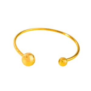 34-DQ-W--132 Open Bracelet Gold / 18k