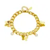 Wholesale Basic Butterfly 304 Stainless Steel Artificial Pearls Stainless Steel Bracelets In Bulk