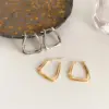 Wholesale 1 Pair Simple Style Geometric Copper Plating White Gold Plated Earrings
