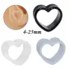 Wholesale 1 Pair Ear Cartilage Rings & Studs Simple Style Heart Shape Arylic