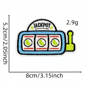 Green plant cloth stickers 22#