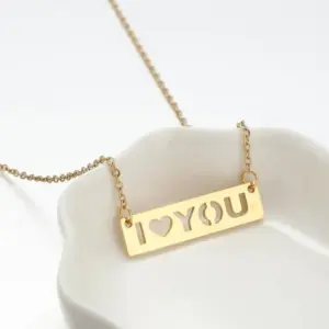 ILOVEYOU Necklace / Gold