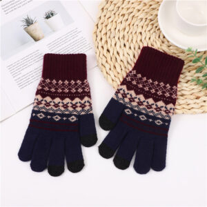 Navy blue and wine red