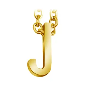 Gold Letter J