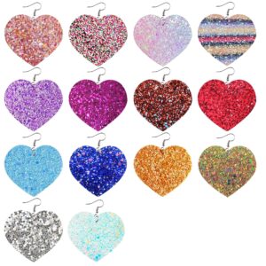 Wholesale Heart Valentine's Day Leather Earrings
