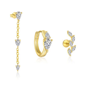 Single three-piece set / 925 silver