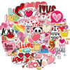 Wholesale 50PCS/PACK Valentine's Day stickers pink love stickers