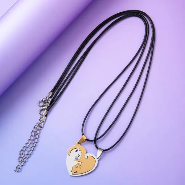 Wholesale PVD Coated Vacuum Electroplated Black Gold Plated Silver Plated Animal 304 Stainless Steel Simple Style Waterproof Non Tarnish Leather