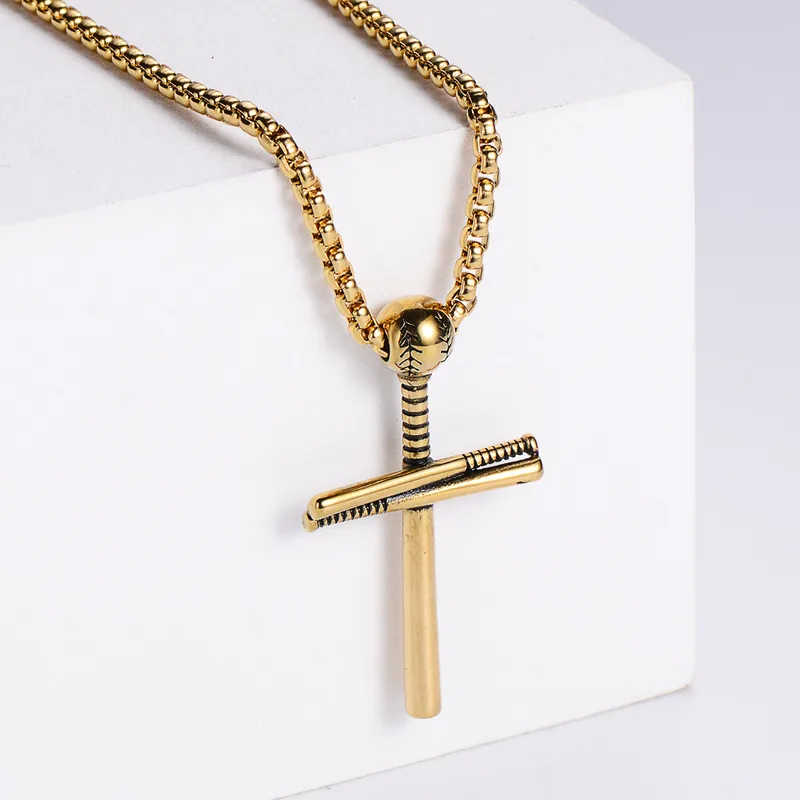 Wholesale Stainless Steel 18K Gold Plated Fashion lishing Cross