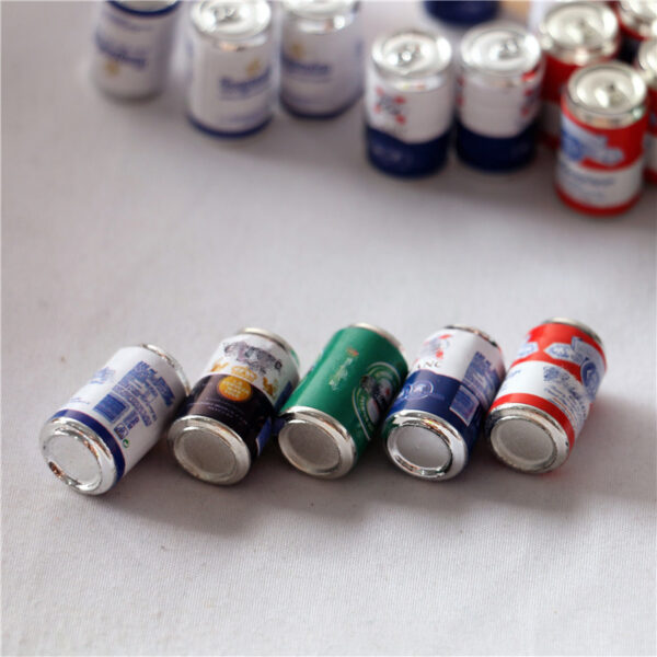 Wholesale Dollhouse doll house miniature food play beverage soda beer cans cans shooting props miniature ornaments