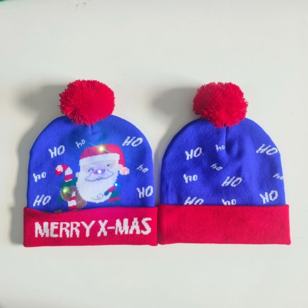 Wholesale Christmas hat colorful woolen hat
