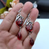 oly-ad209871acbae2bc14e6385964c034a1 Wholesale Gothic Vampire Ghost Bding Heart Earrings Factory Outlet