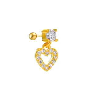 11 Imitation Gold# Peach Heart 9383