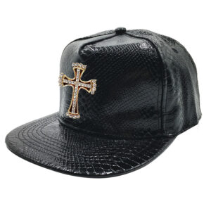 Cross-Leather-Black / M（56-58cm）