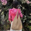 Wholesale 2024 Korean Style Single Shoulder Large Capacity Crossbody Straw Bag Women's Summer Canvas Bag Seaside Holiday Beach Woven Bag Straw Woven
