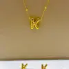 304 Stainless Steel Letter PVD Coated Golden Plated Elegant Hip-Hop Simple Style Gold Jewelry Set