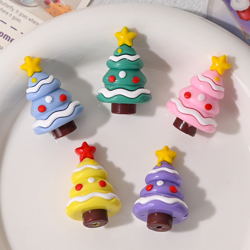 Wholesale Colorful Christmas Tree Beads