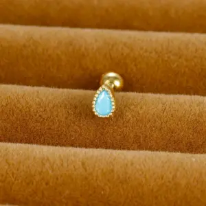 1 Gold Blue Diamond 1 Piece