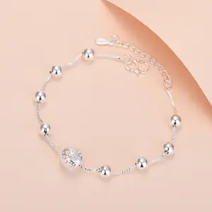 Lucky Bead Bracelet (Silver)