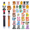 oly-ad425cec7c0f2bbd0c9eb3d2761404db Wholesale Cartoon Animal Series Soft Double-Sided Caramel Beads