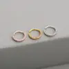 1 Piece Nose Rings & Studs Fashion Round Brass Inlay Zircon