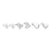 Wholesale PVD Coated 18K Gold Plated Water Droplets Heart Shape Stainless Steel Casual Sweet Waterproof Non Tarnish Ear Studs