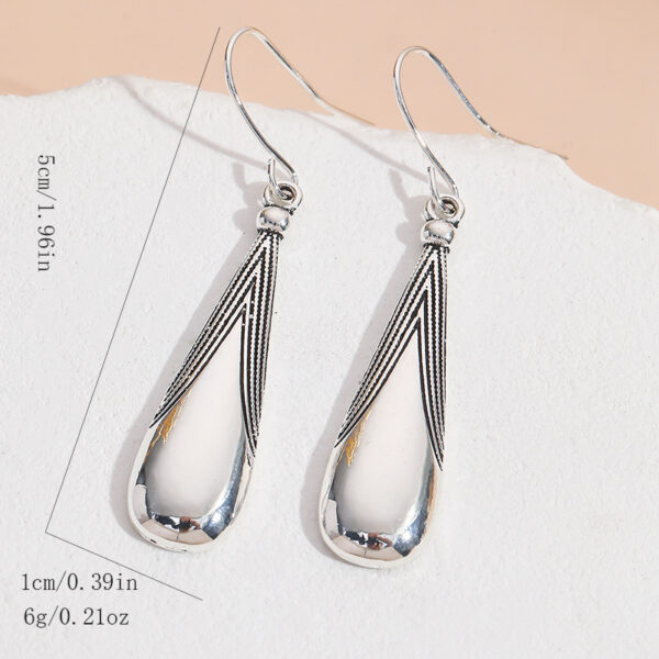 Wholesale European and American Cross-Border E-Commerce New Products Hot-Selling Women's Earrings Foreign Trade Popular Retro Fashion Creative Water Drop Women's Earrings