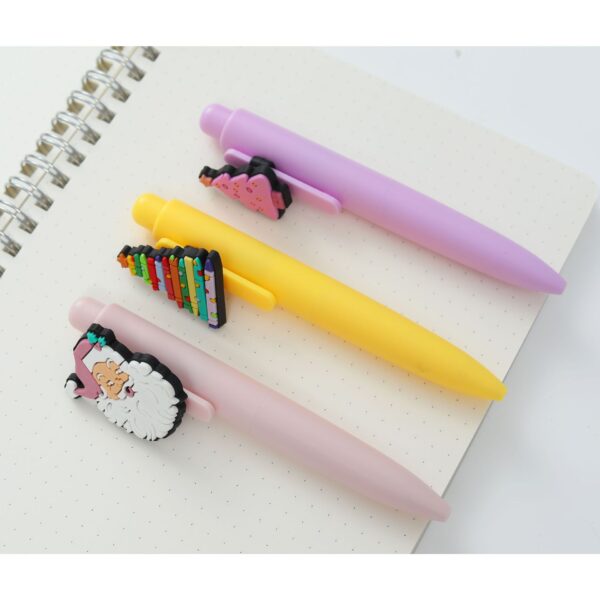 Wholesale Cute Christmas macaron stickers for pressing with a gel pen