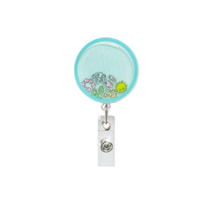 Blue-green circles + bacteria