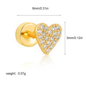 Gold Heart G048_9