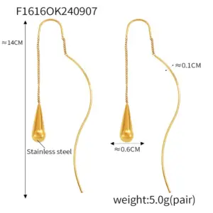 F1616-Gold Earrings