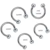 1 Piece Nose Rings & Studs Fashion Geometric Titanium Steel Vacuum Plating