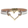 Wholesale Layered large heart-shaped women's bracelet