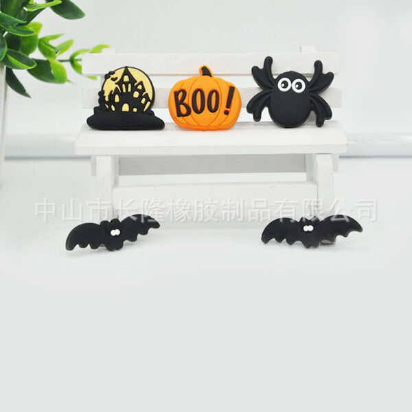 Wholesale Factory Wholesale Cross-Border Hot Selling Halloween Cartoon Teething DIY Food Grade Teether Silicone Beads Jewelry Accessories