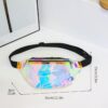 Wholesale 2023 New Fashion TPU Magic Color Laser Women's Waist Bag Transparent Waist Bag Shoulder Crossbody Bag Waterproof
