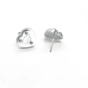 Steel Color Love Nail