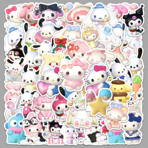 Wholesale 50 3D Cartoon Stickers Cute Waterproof Decorative Stickers OLY Exclusive