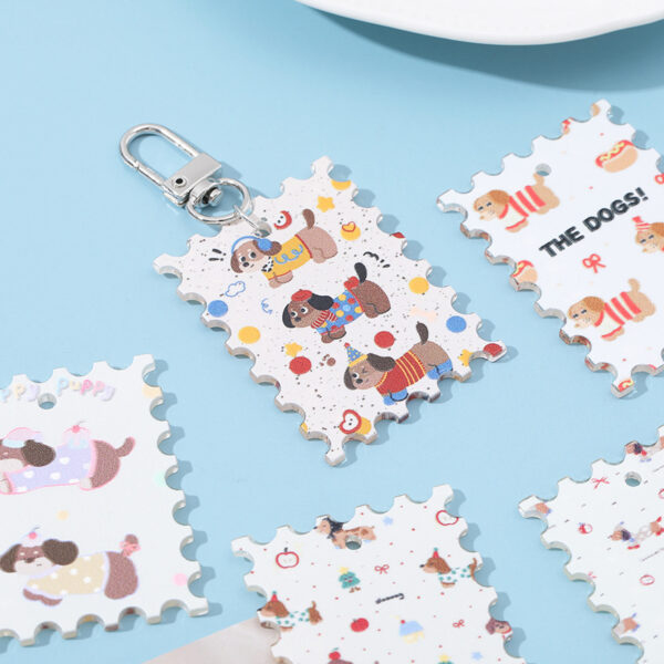 oly-ada1fbc0c10ab6803857cd8be9f638ad Wholesale 10pcs/pack Cute dog acrylic keychain