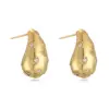 Wholesale 1 Pair Ig Style Casual Simple Style Water Droplets Plating Inlay Copper Zircon 18k Gold Plated Ear Studs