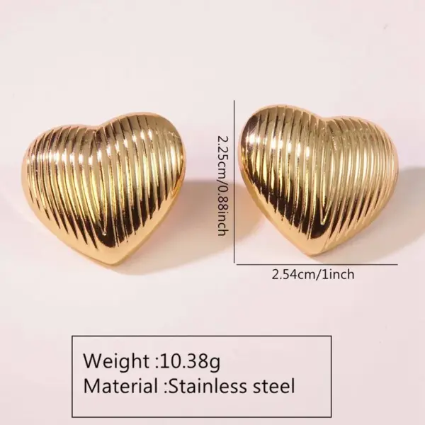 Wholesale 1 Pair Simple Style Water Droplets Heart Shape Butterfly 304 Stainless Steel Imitation Gold Electroplating Ear Studs