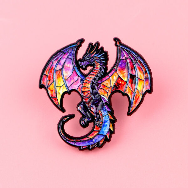 oly-ade4d9a9f267db9897576178d439241c Wholesale 龙胸针Brooch Cartoon Metal Badge Jewelry Medal Clothing Brooch Aessories