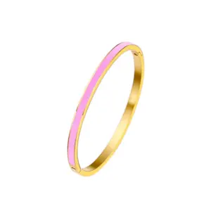 4mm Gold / Pink