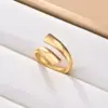Wholesale Jewelry Vacation Simple Style Solid Color 304 Stainless Steel Plating Rings