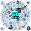 Wholesale Hot Selling 50 Snowflake Graffiti Stickers Cross-Border Small Fresh Winter Christmas DIY Water Cup Luggage Stickers