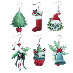 oly-ae01008f897953c0d33b2289d73717c8 Wholesale and Christmas quirky flat acrylic earrings