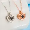 Wholesale New Copper Creative 100 Languages I Love You Pendant Without Chain