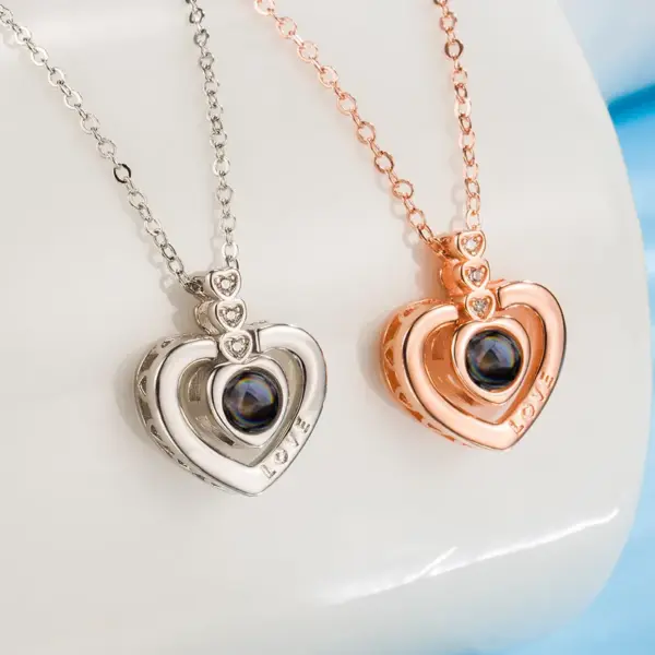 Wholesale New Copper Creative 100 Languages I Love You Pendant Without Chain